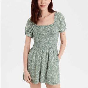 American Eagle Smocked Romper